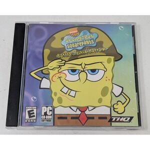 SpongeBob Squarepants Battle For Bikini Bottom PC Game Original 2003 VTG